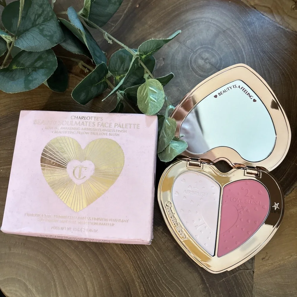 Charlotte Tilbury FLAWLESS PINK Beauty Soulmates Brighten Blush Powder Palette